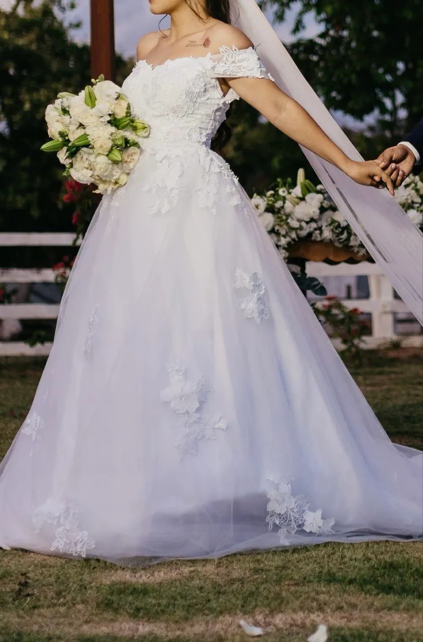 Vestido de noiva impecável - Foto 5