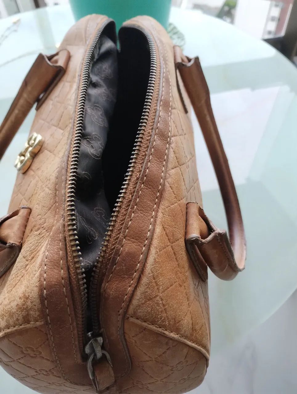 VENDO BOLDA DA CAPODARTE EM COURO LEGITIMO - Foto 4
