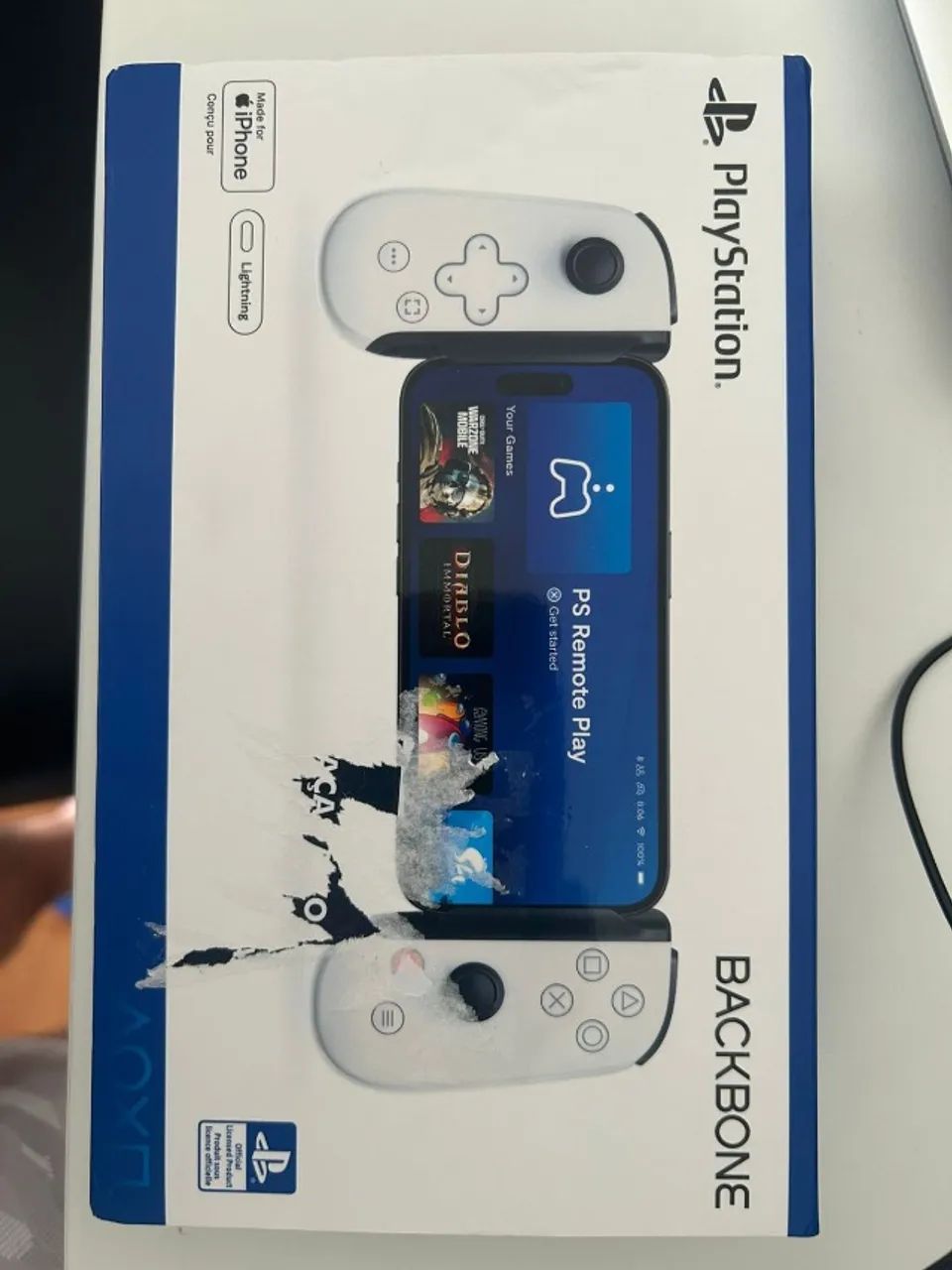 Backbone One PlayStation Edition USB-C White 2ª Geração - Peças e