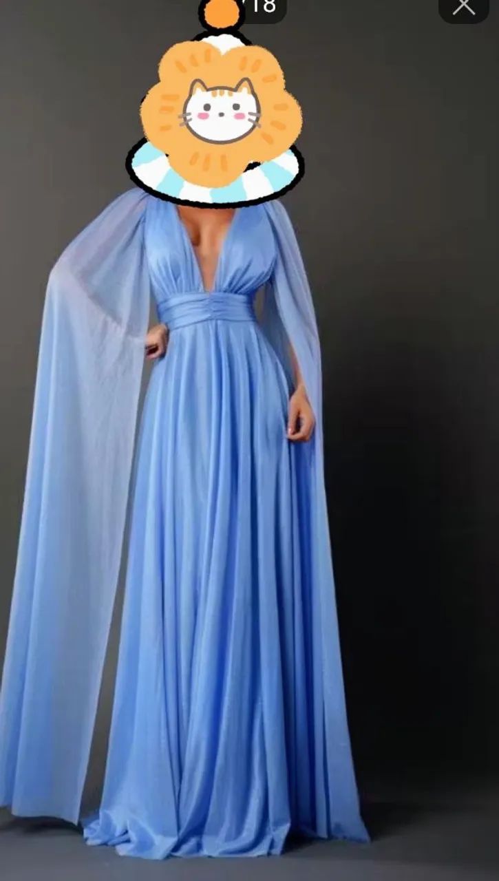 Vestido longo para festas 