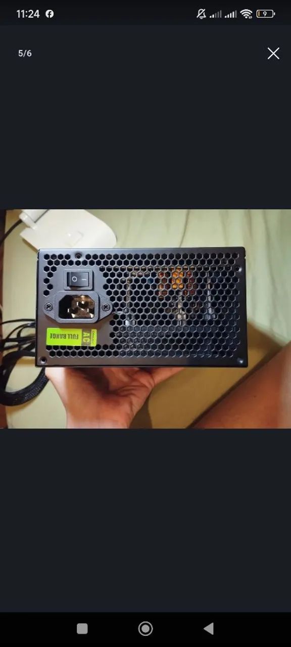 QUEIMADA: fonte gamemax 600w para desmanche - Foto 3
