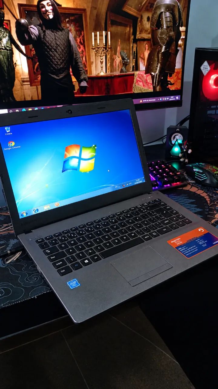 NOTEBOOK - Core i3-3217U / 8GB DDR3 / HD 500GB - FORMATADO !