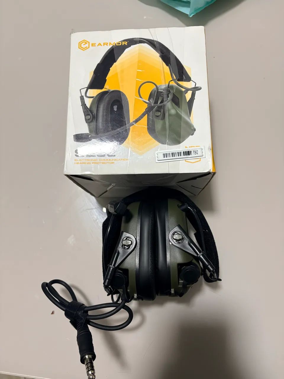 headset abafador eletrônico tático Earmor M32
