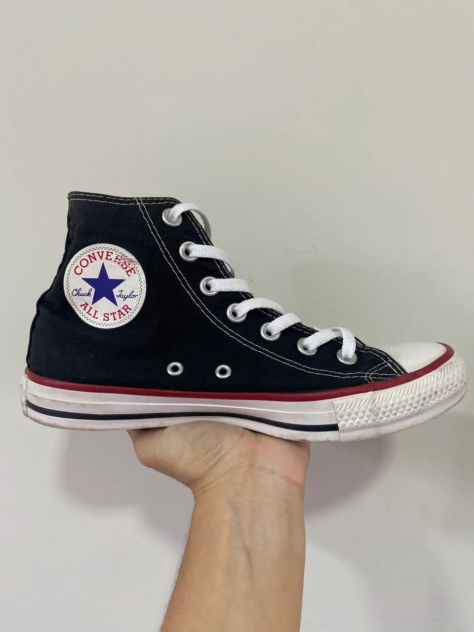 All Star Preto Cano Alto N°36 - Foto 4