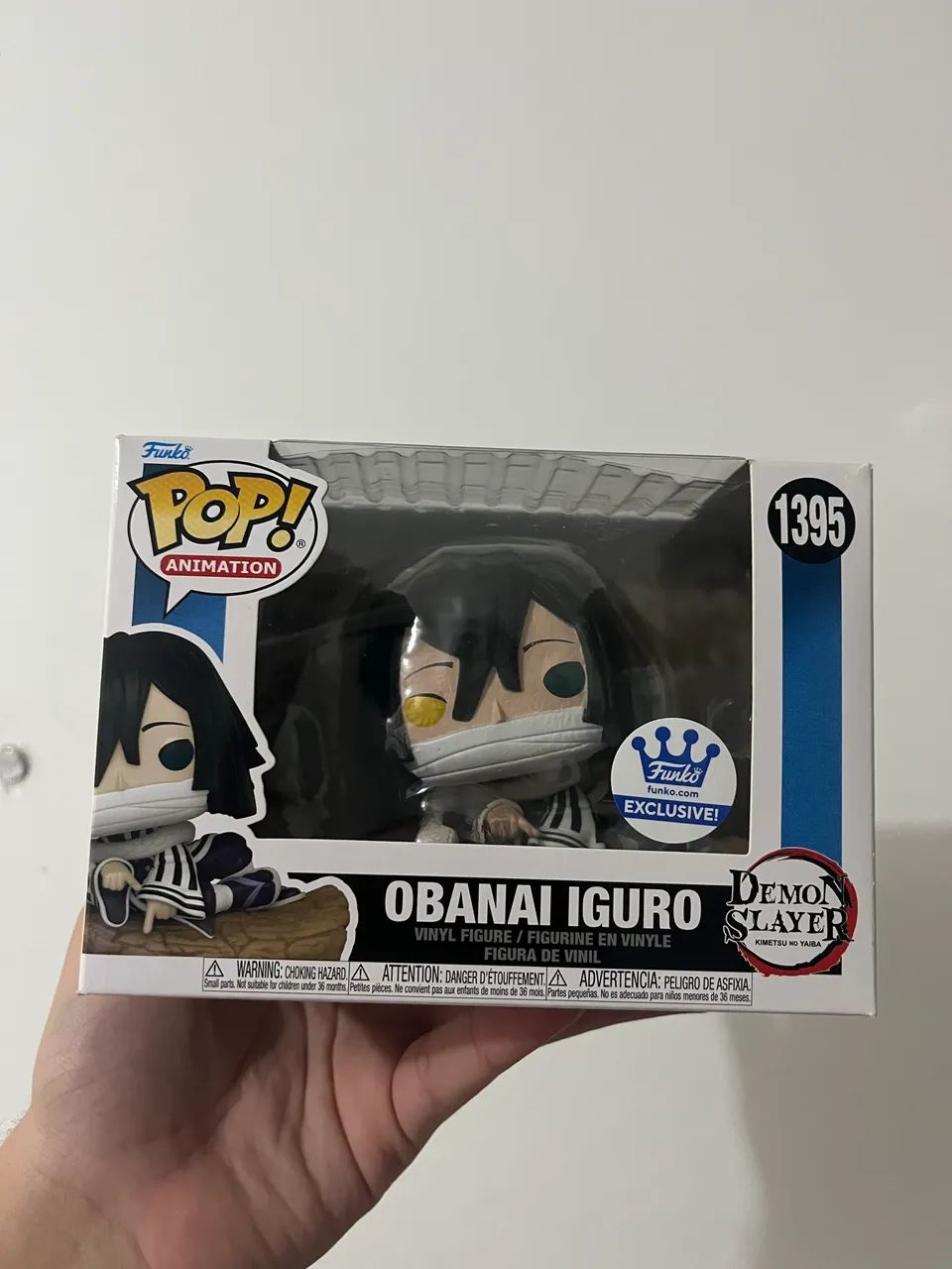 Funko Obanai Iguro 1395 Demon Slayer Selo FunkoShop Original e com caixa - Foto 2