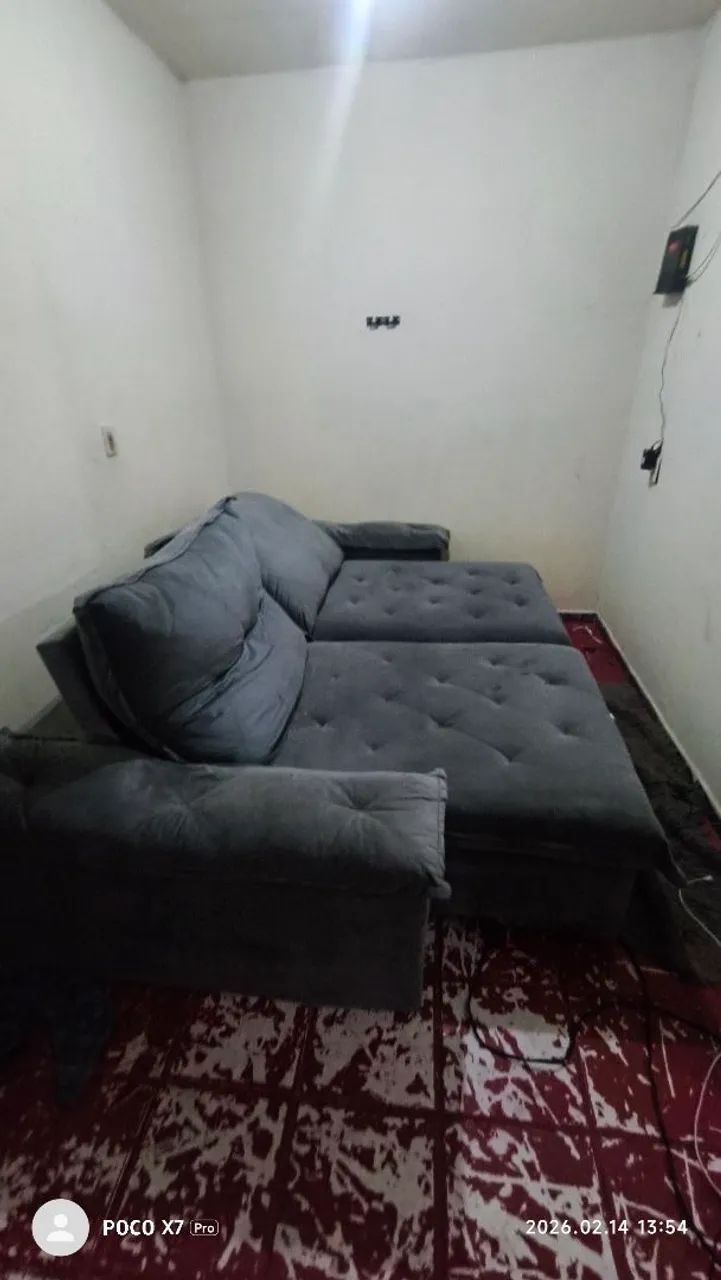 Sofá retrátil 2 lugares 