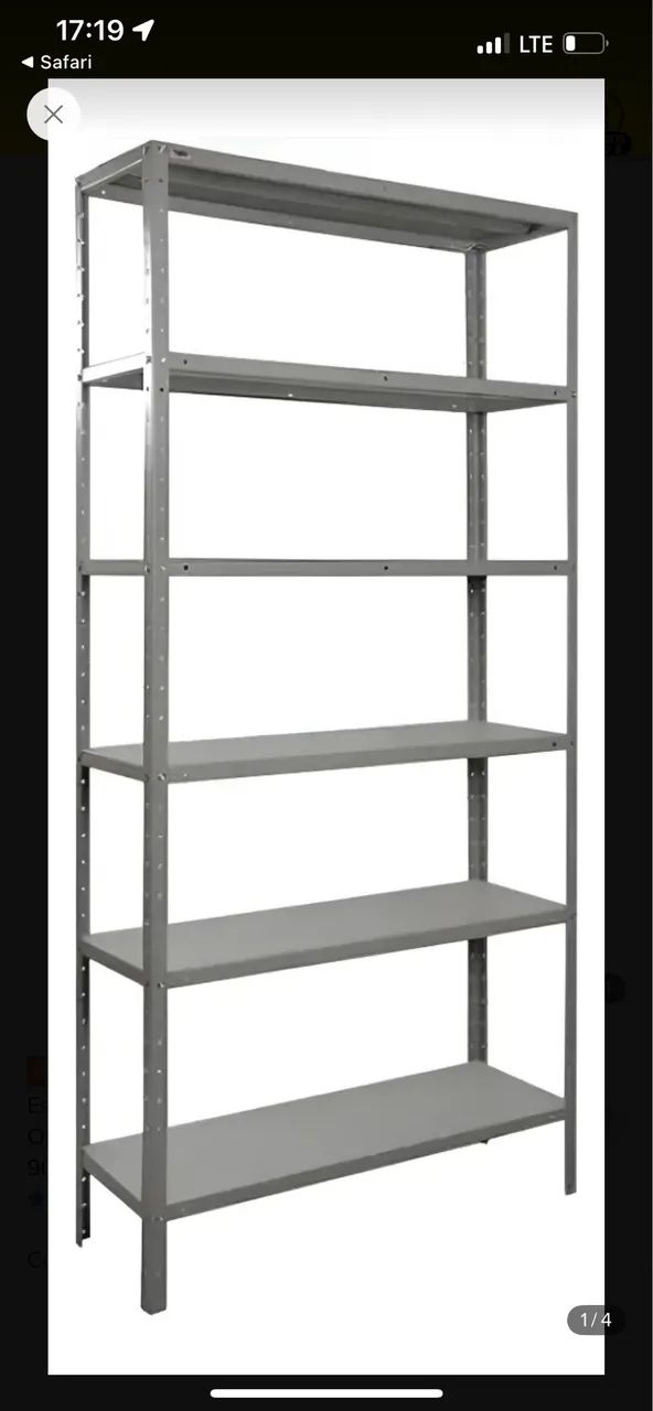 Estante de ferro