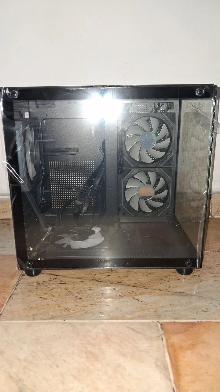 Gabinete Gamer Aquario + 4 fans (ventuinhas) - Foto 3