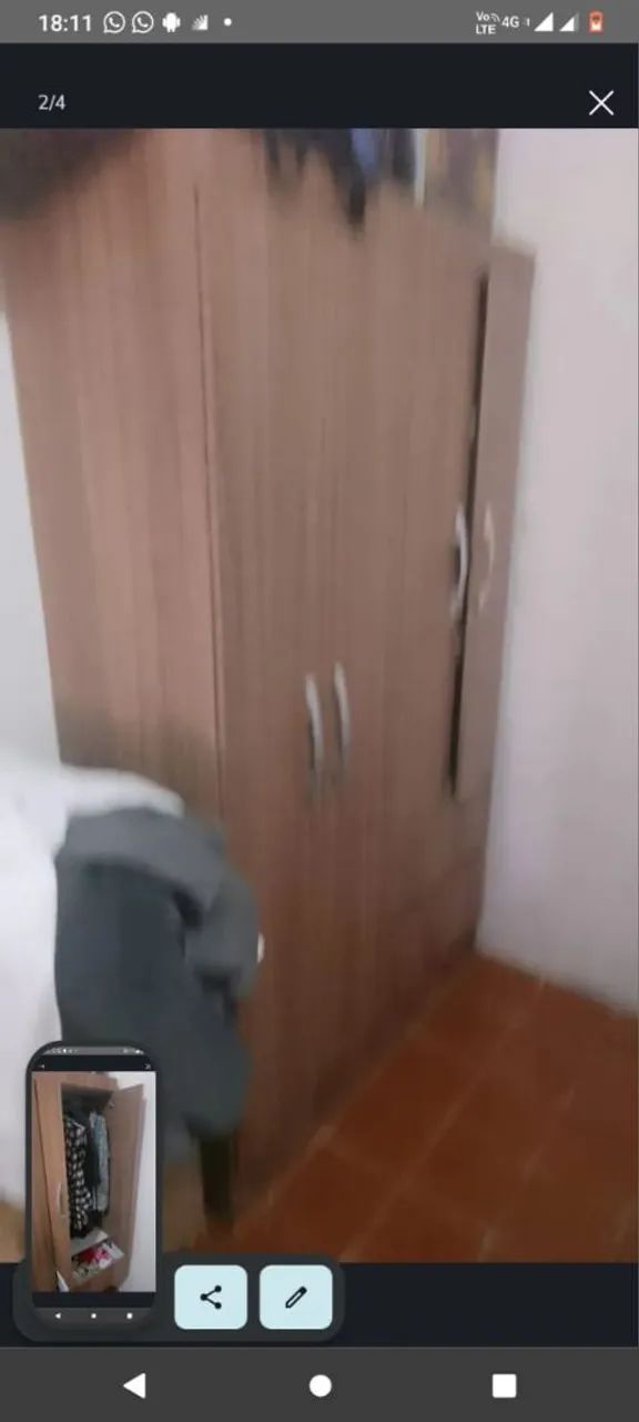 Guarda roupa 4Portas bem conservado semi novo 2 meses Uso !!! - Foto 6
