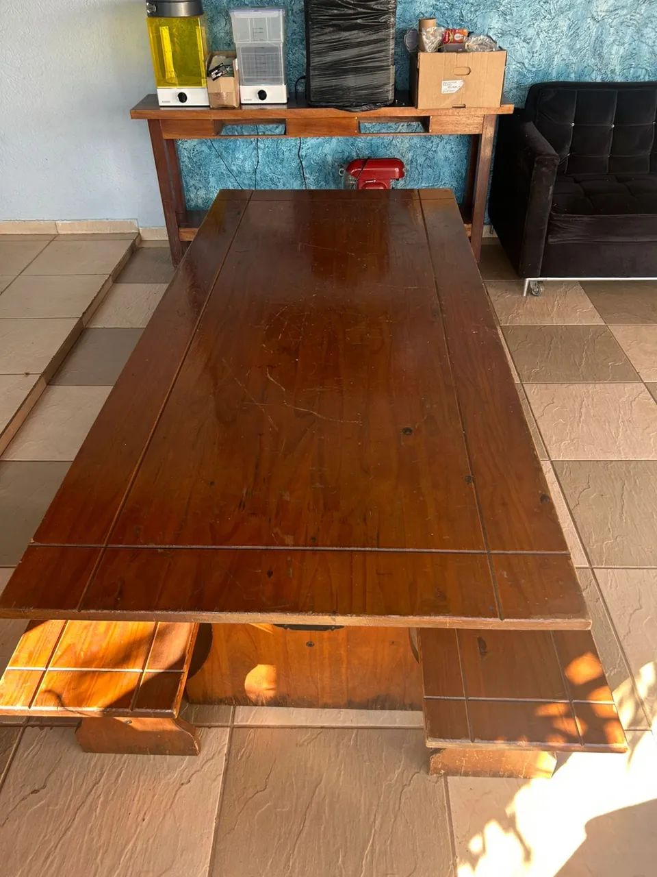 Mesa e bancos - Foto 2