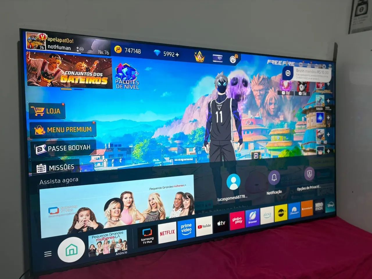 Tv samsung smart 60 4k 