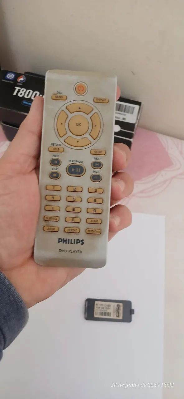 Controle remoto original DVD Philips