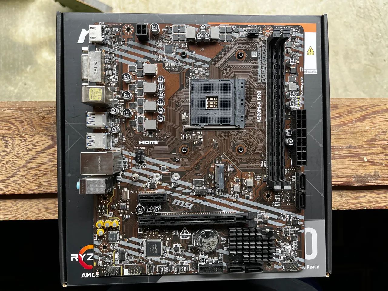 Placa Mae MSI A520M-A PRO AM4 DDR4 - Foto 4