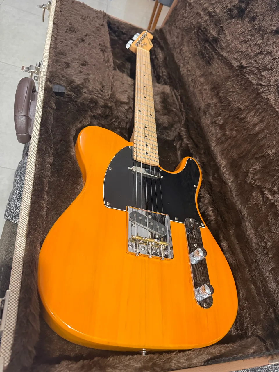 Guitarra Telecaster Kaiser Velha Guitarra firemist Gold Over