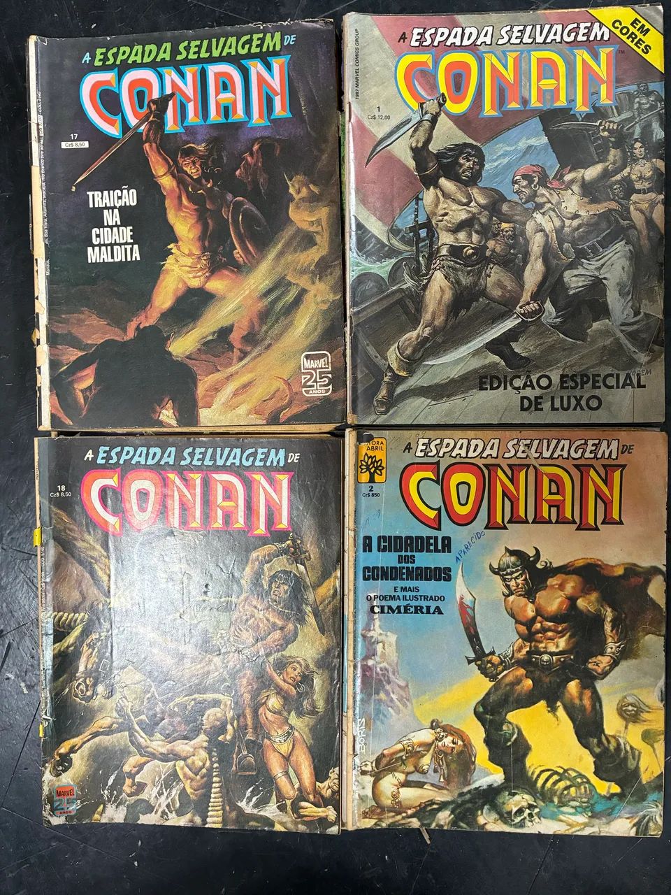 Revistas CONAN raridades 25 cada 