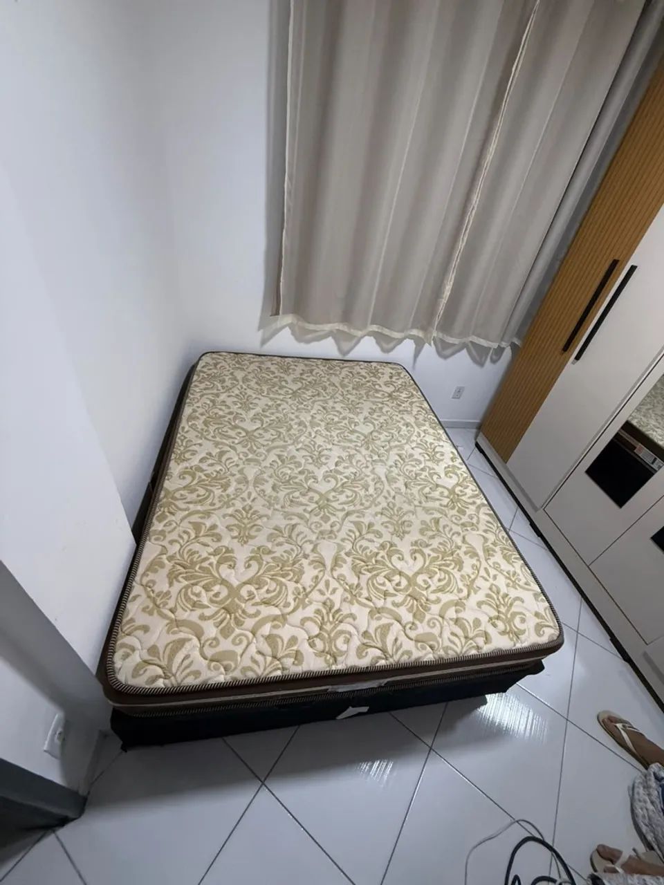 Cama Box com Baú e colchão ortopédico  - Foto 3