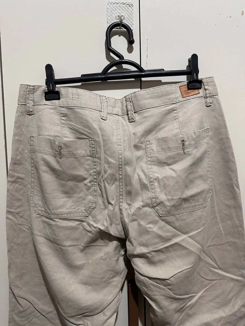 Calça masculina 42 linho algodão  - Foto 5