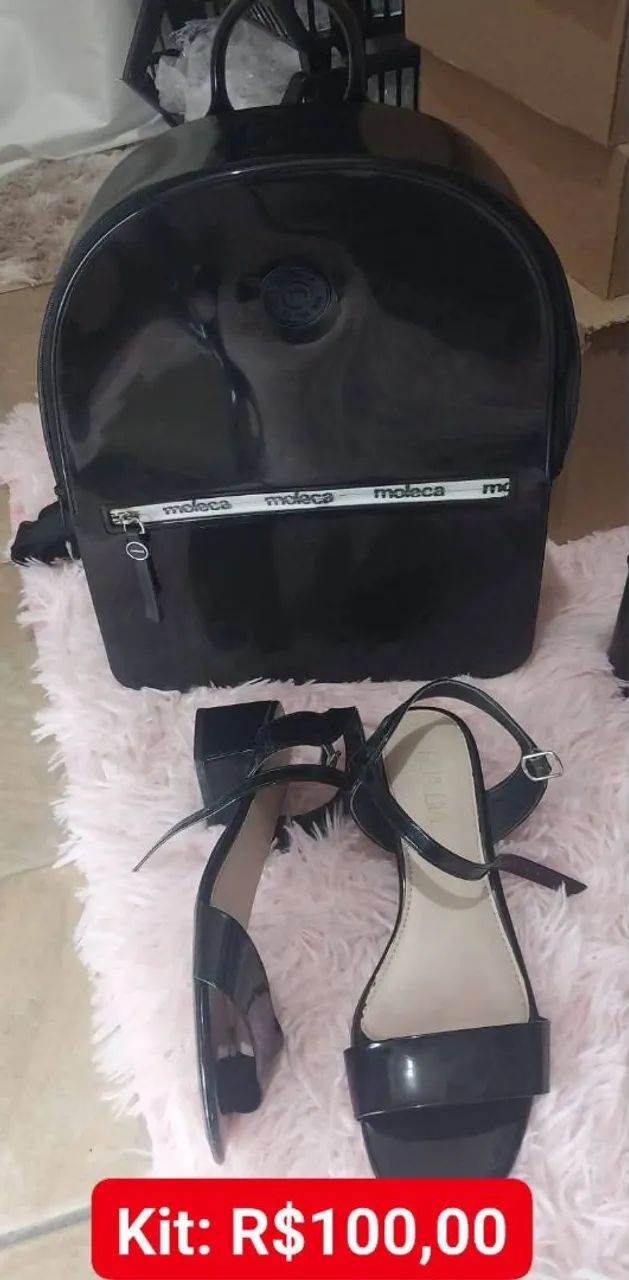 Kit mochila moleca +Salto bloco sua cia tm 37