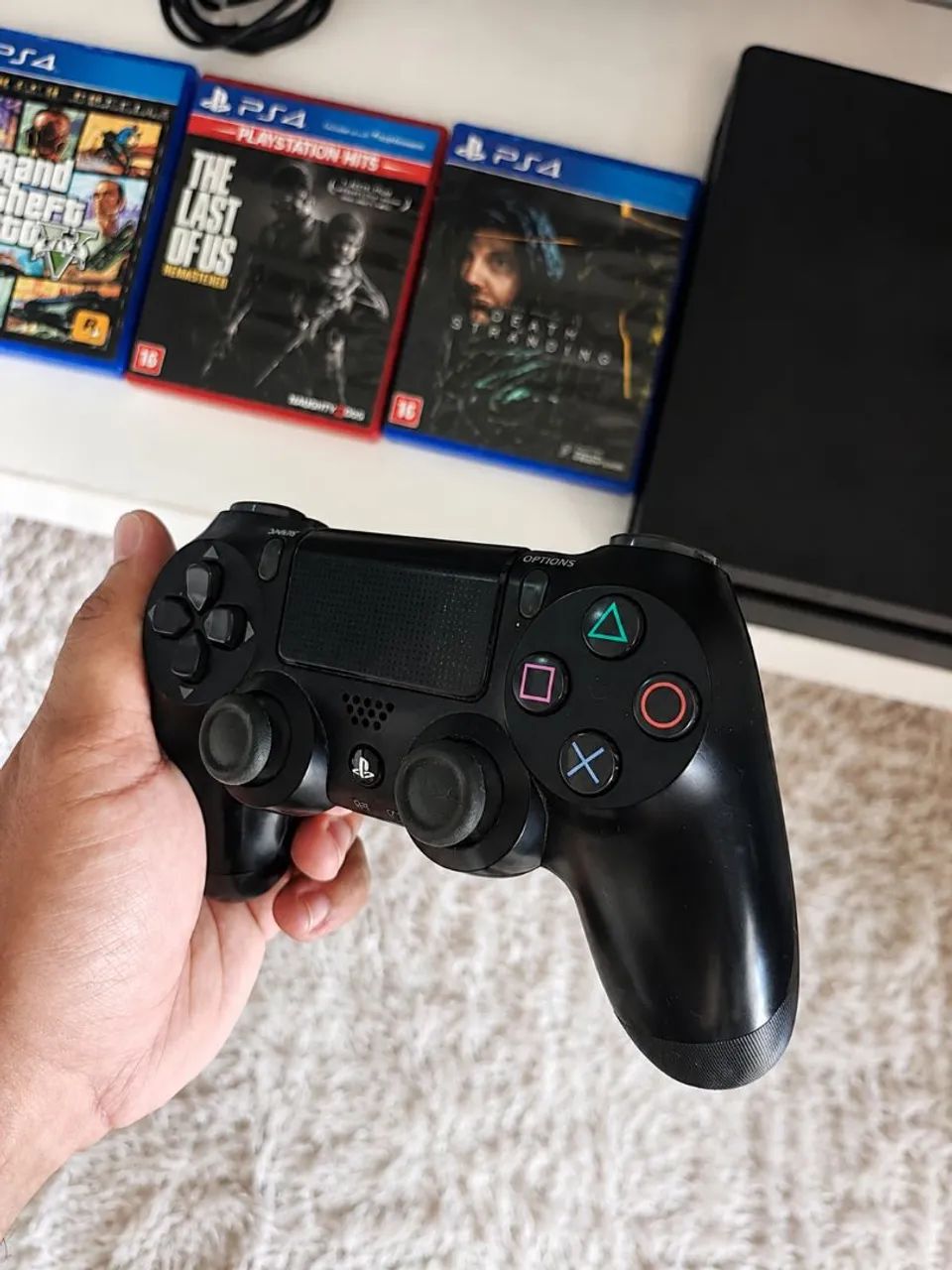 PLAYSTATION 4 SLIM 1TB +3 JOGOS - Foto 2