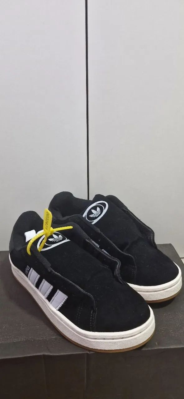 Tênis estilo Adidas Campus preto 