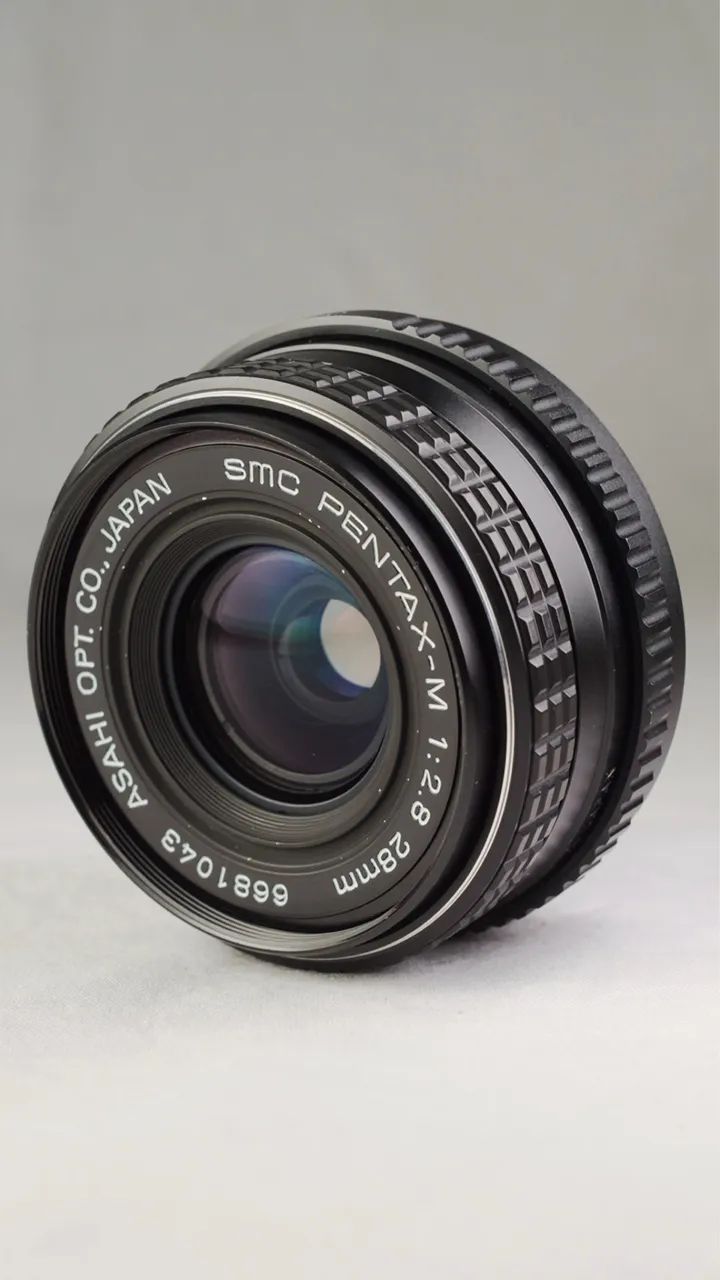 SMC Pentax M 28mm f2.8. Grande angular - Acessórios para Câmeras e
