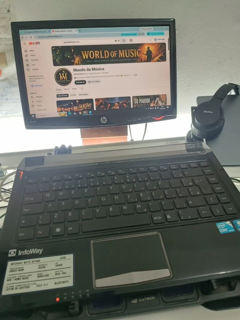 Vendo Notebook Itautec Infoway W7440 - Foto 2
