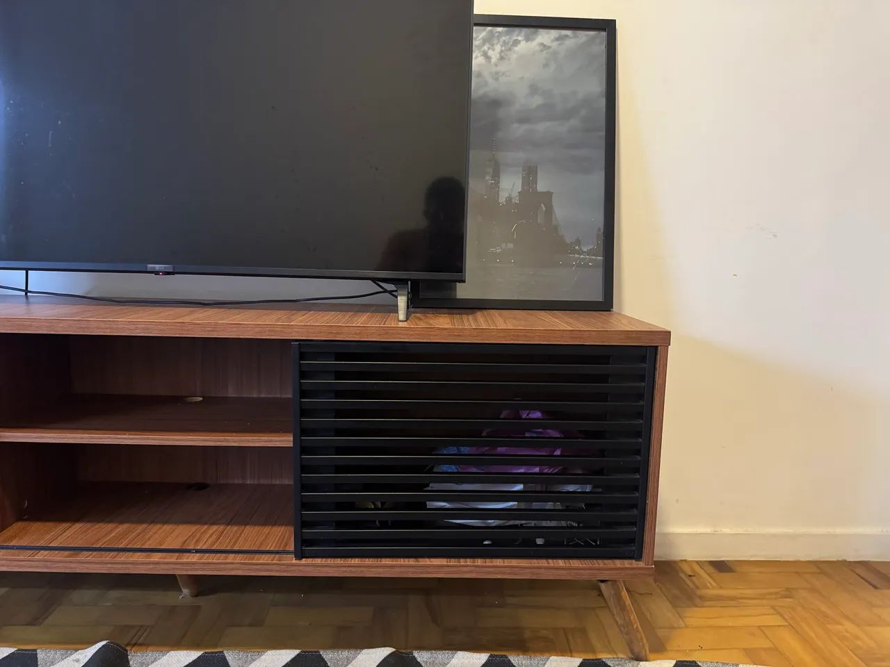 Rack para TV até 72 Polegadas Industrial Retrô 180cm