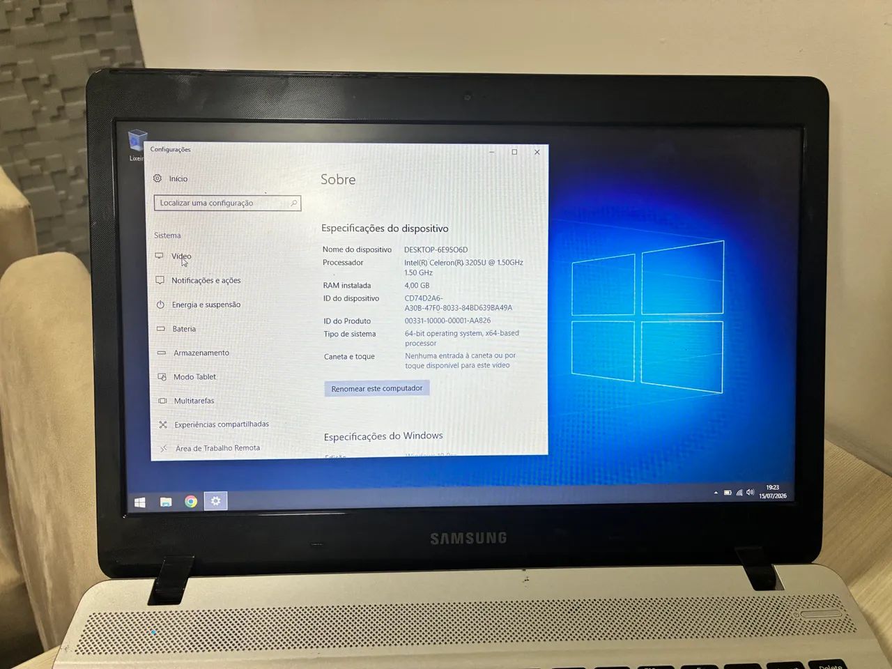 Notebook Samsung Essentials  - Foto 2