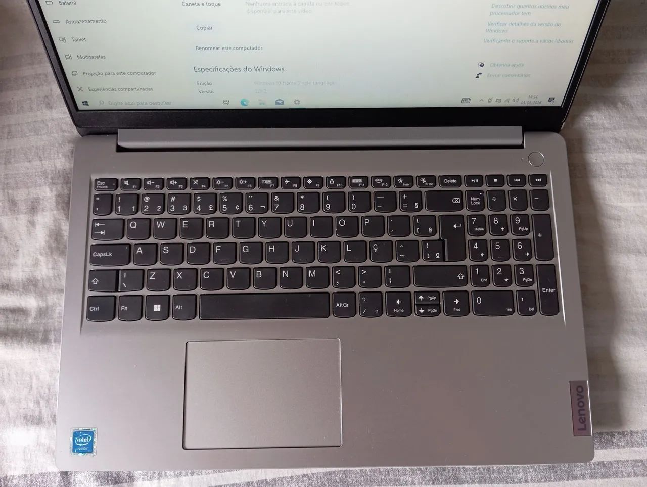 VENDO NOTEBOOK LENOVO INTEL CELERON N4020 4 GB 128 SSD NVME - Foto 2