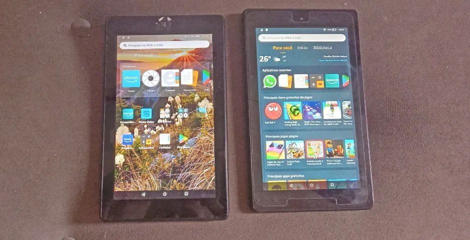 Tablet Amazon Fire 7 tela de 7 polegadas funcionando - Foto 4