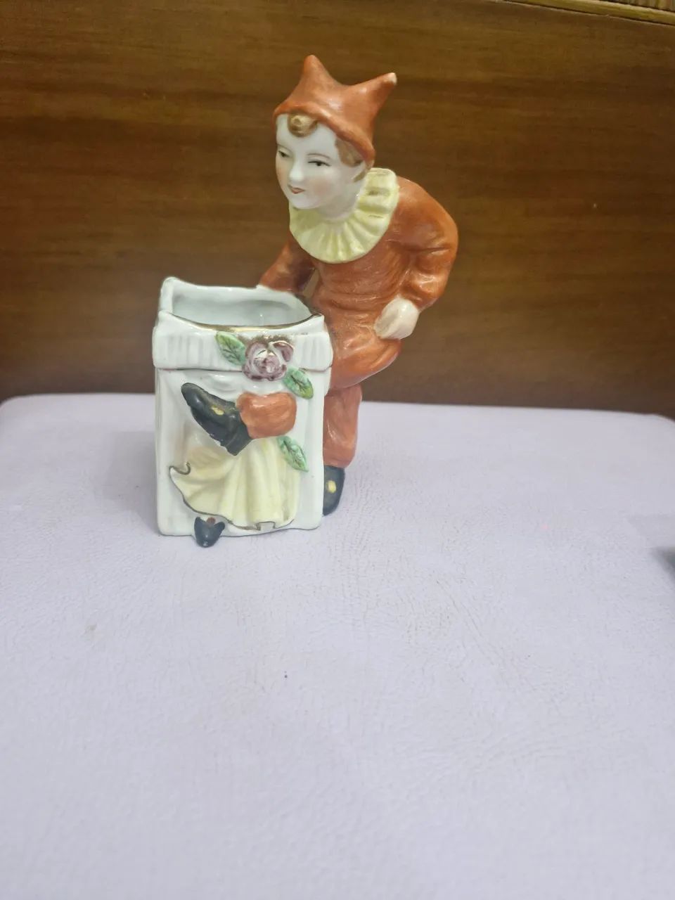 Decoração vintage - linda peça porcelana antiguidade - importada  - Foto 3