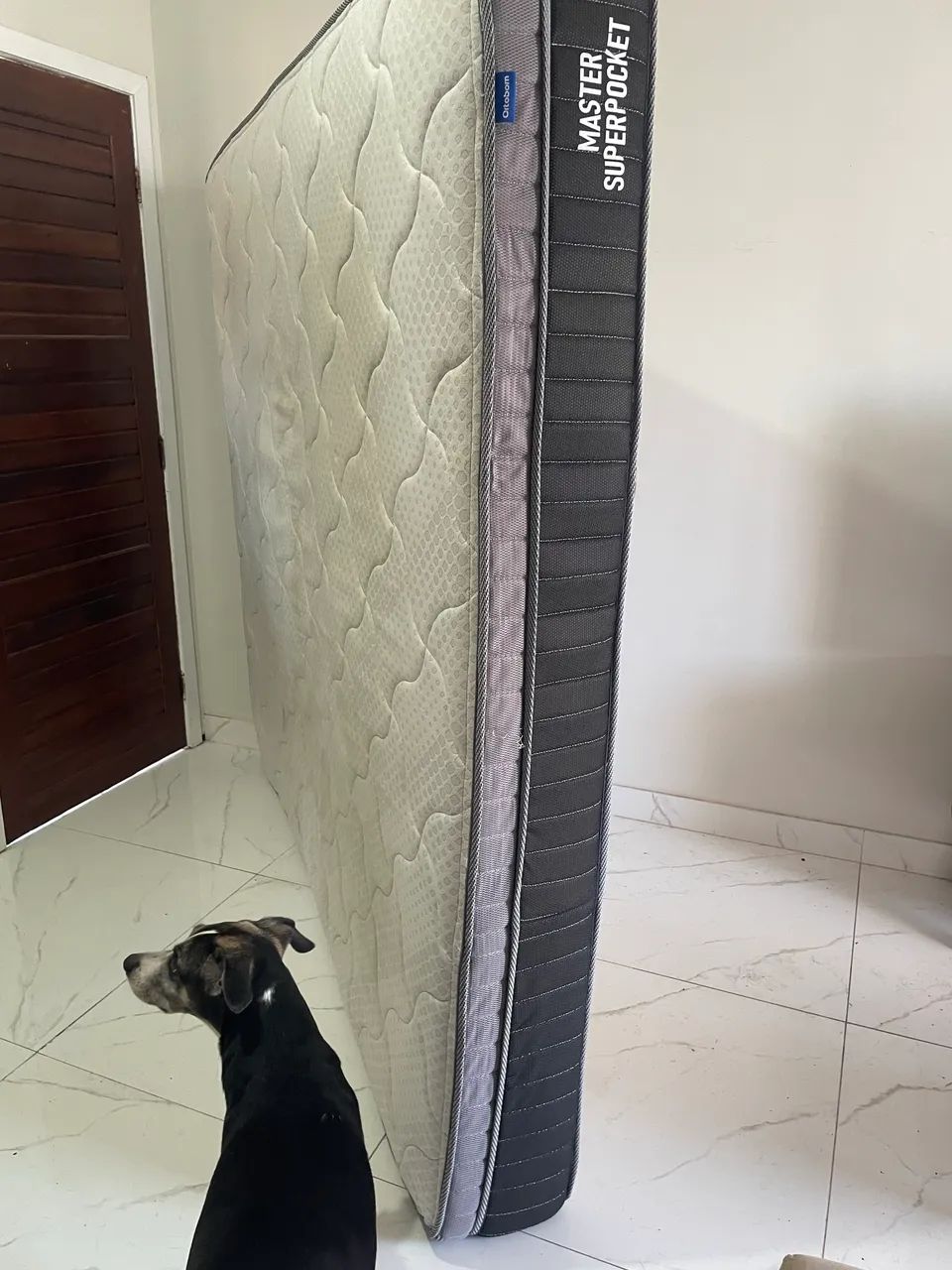 Colchão King size Ortobom master super pocket USADO - Foto 3
