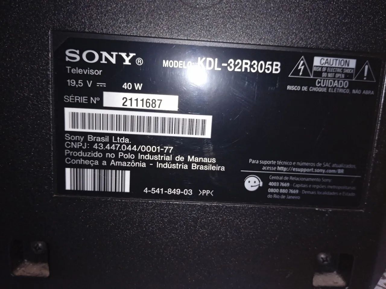 Tv convencional 32 polegadas para venda de peças  - Foto 3