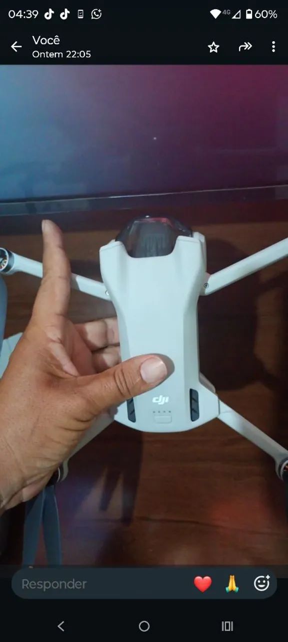 Drone mini 3 com RC tela 