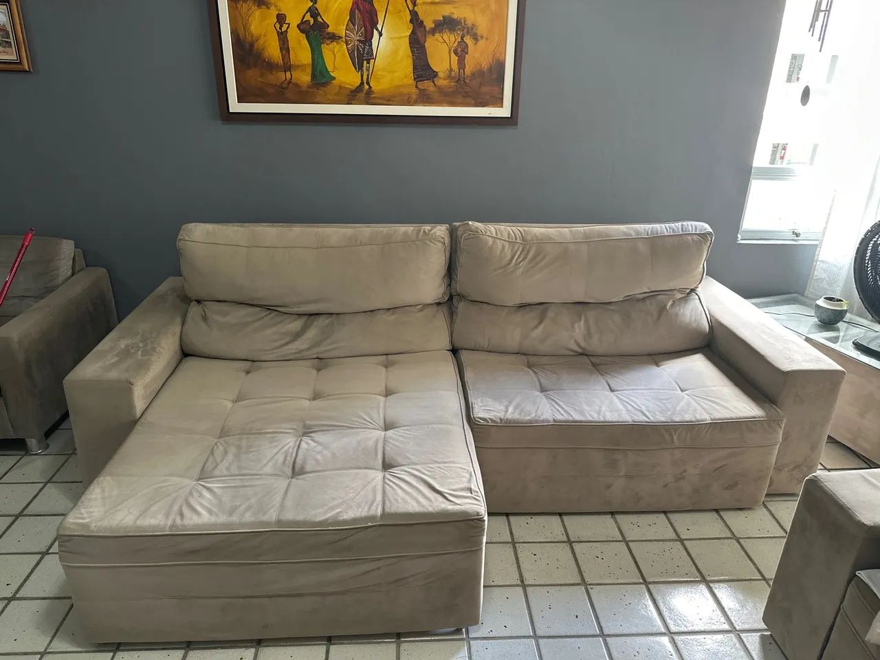 Sofá 4 lugares retrátil  - Foto 3