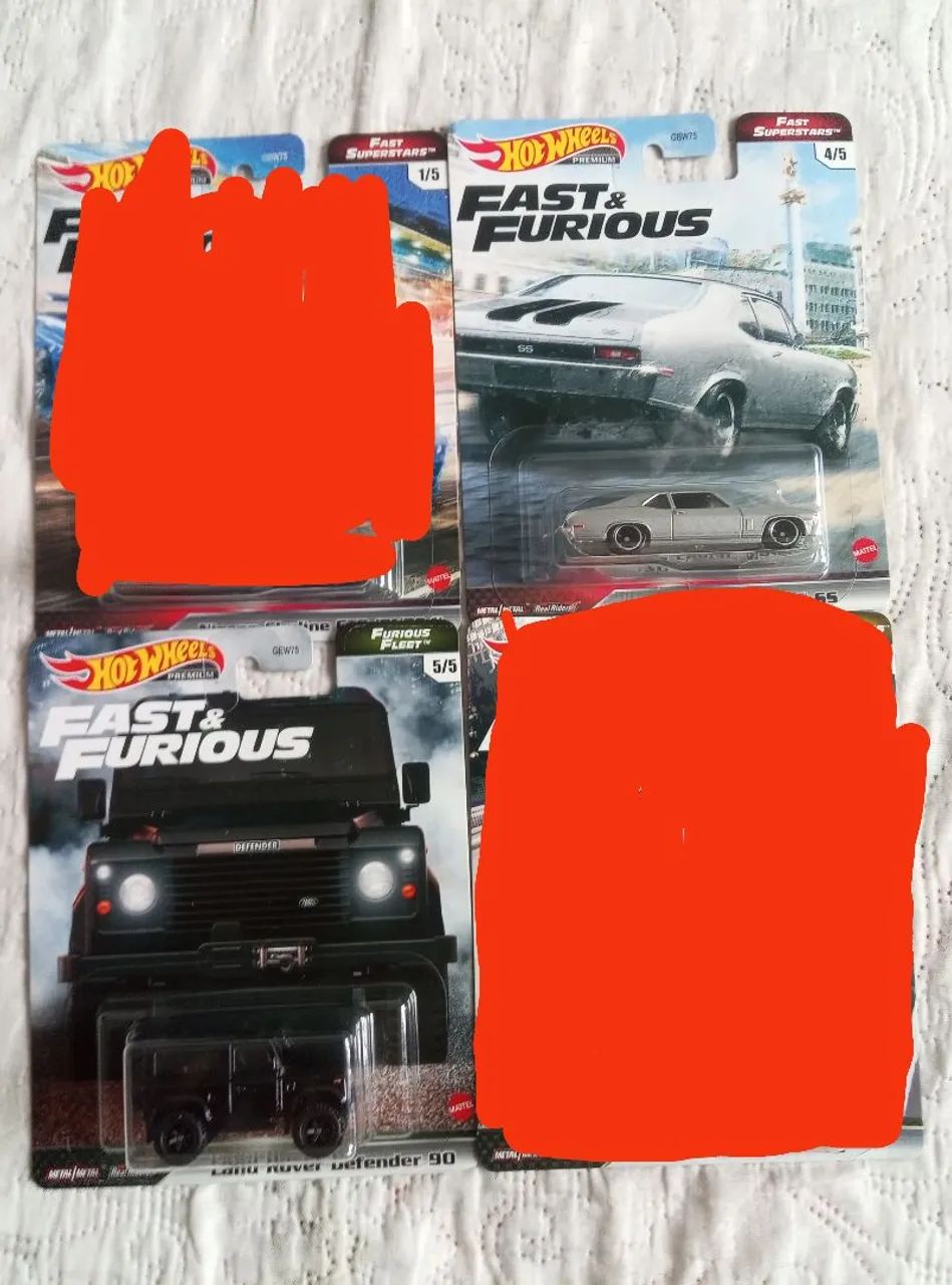 Hot Wheels dupla Velozes e Furiosos 