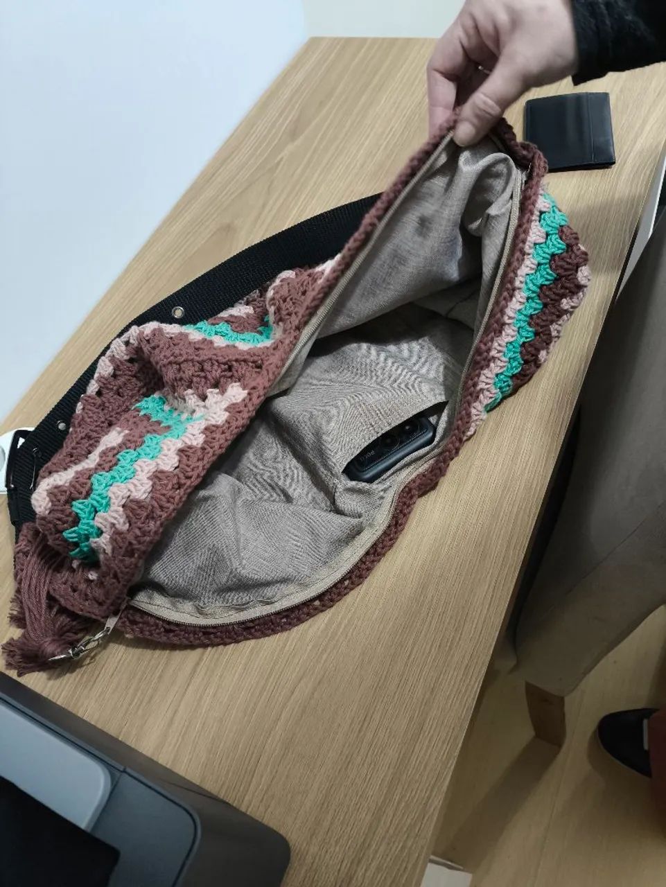 Bolsa de crochê  - Foto 3