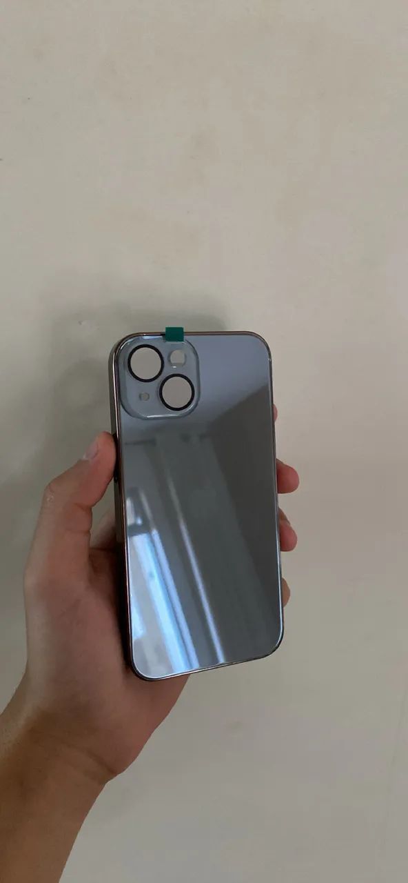 Capinha AG-Glass Diamond iPhone 14 (Cinza) - Foto 4