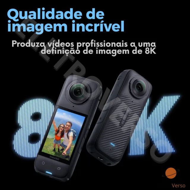 Câmera Insta360 X5 - Nova e Lacrada - Foto 4
