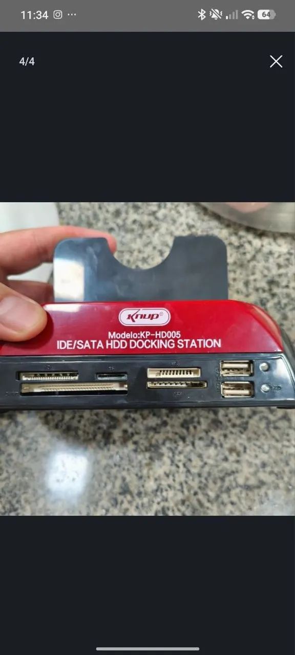 Dock Station clonadora prática KNUP HD-005 - Foto 3