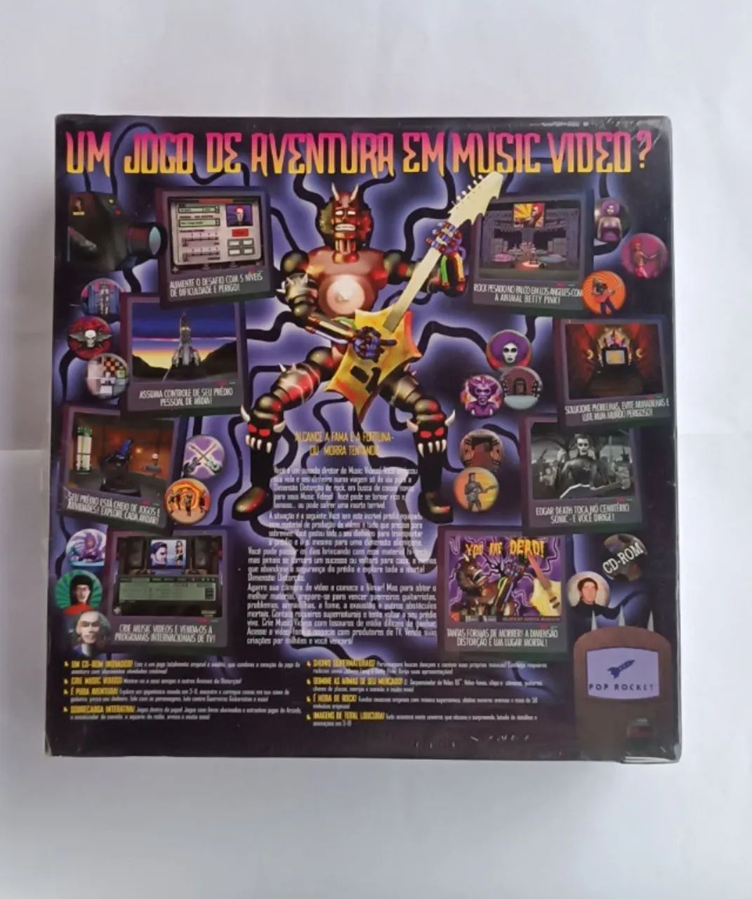 cd de jogo total distortion jogo musical manual português lacrado