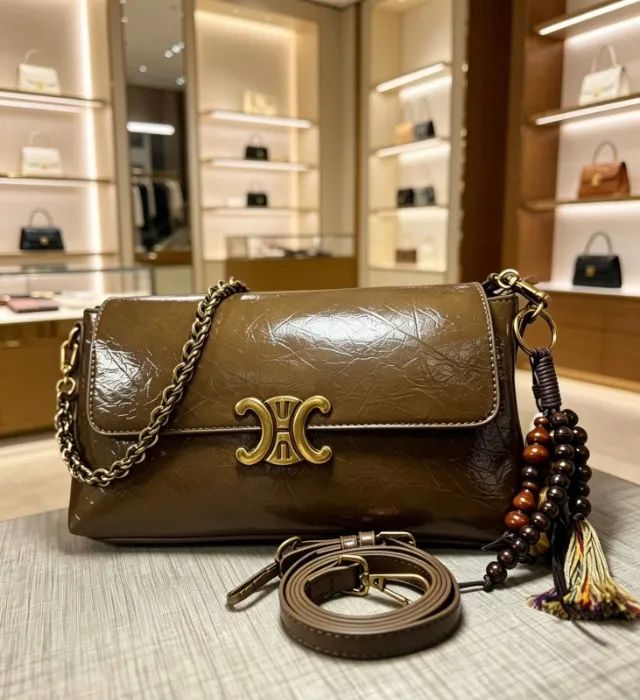 Bolsa Feminina Importada Premium com Alça de Ombro e Transversal - Foto 4