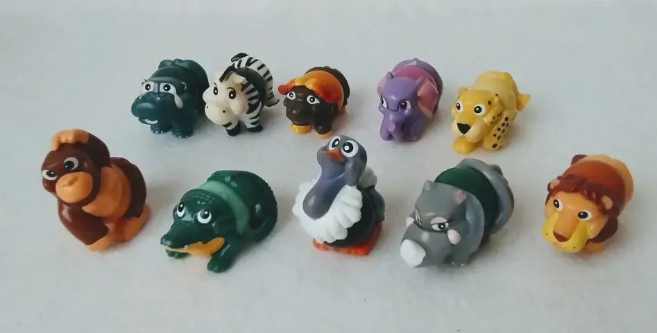 Coleção antiga animais kinder ovo Bichos Bola