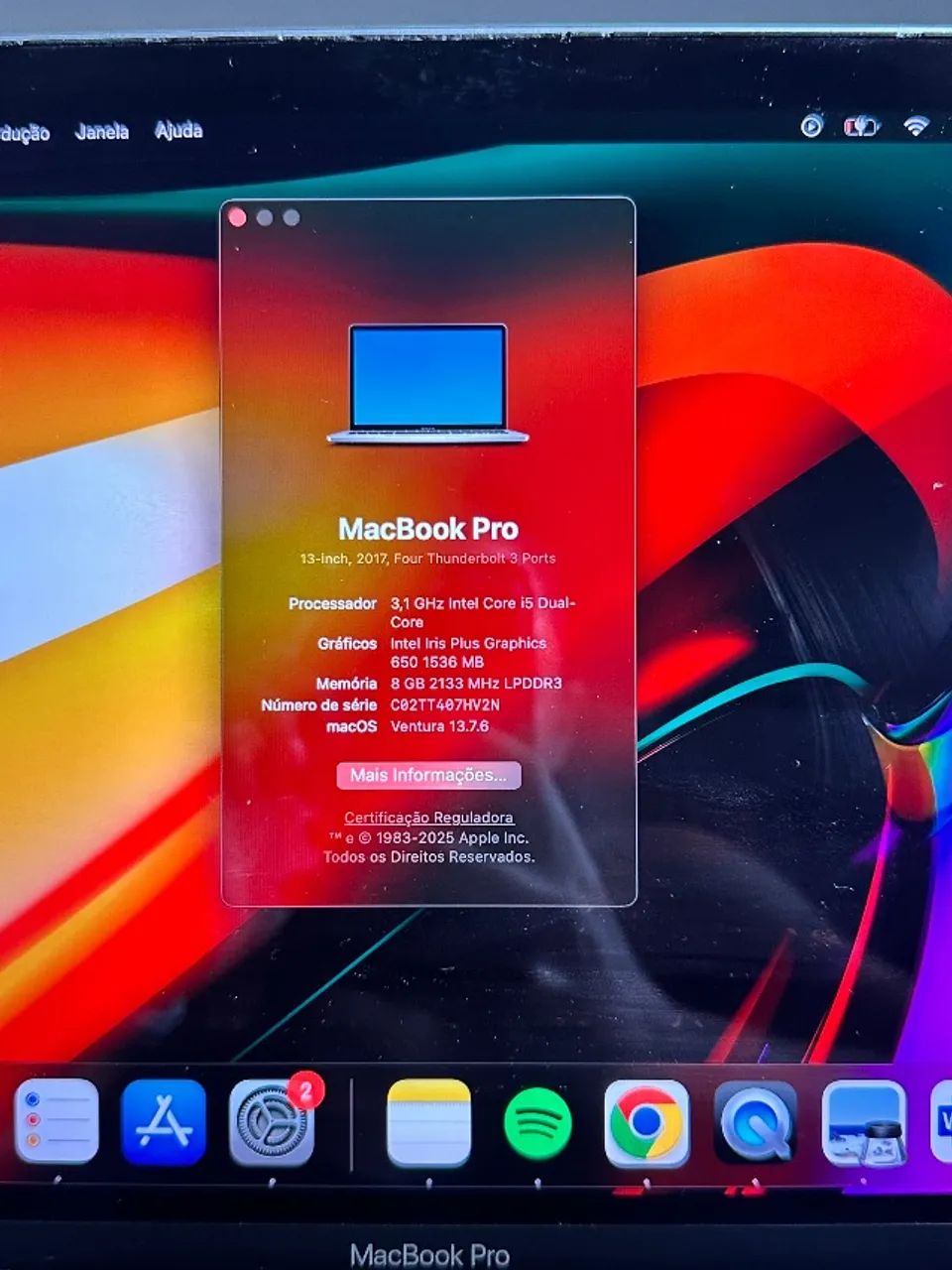 MacBook 2017 Pro touchbar - Foto 4
