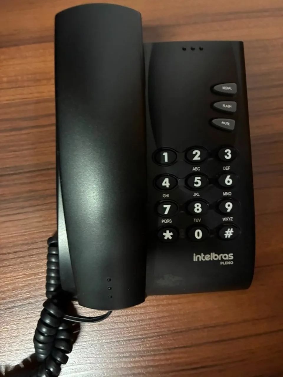 Telefone Fixo Com Fio Intelbras Pleno Preto