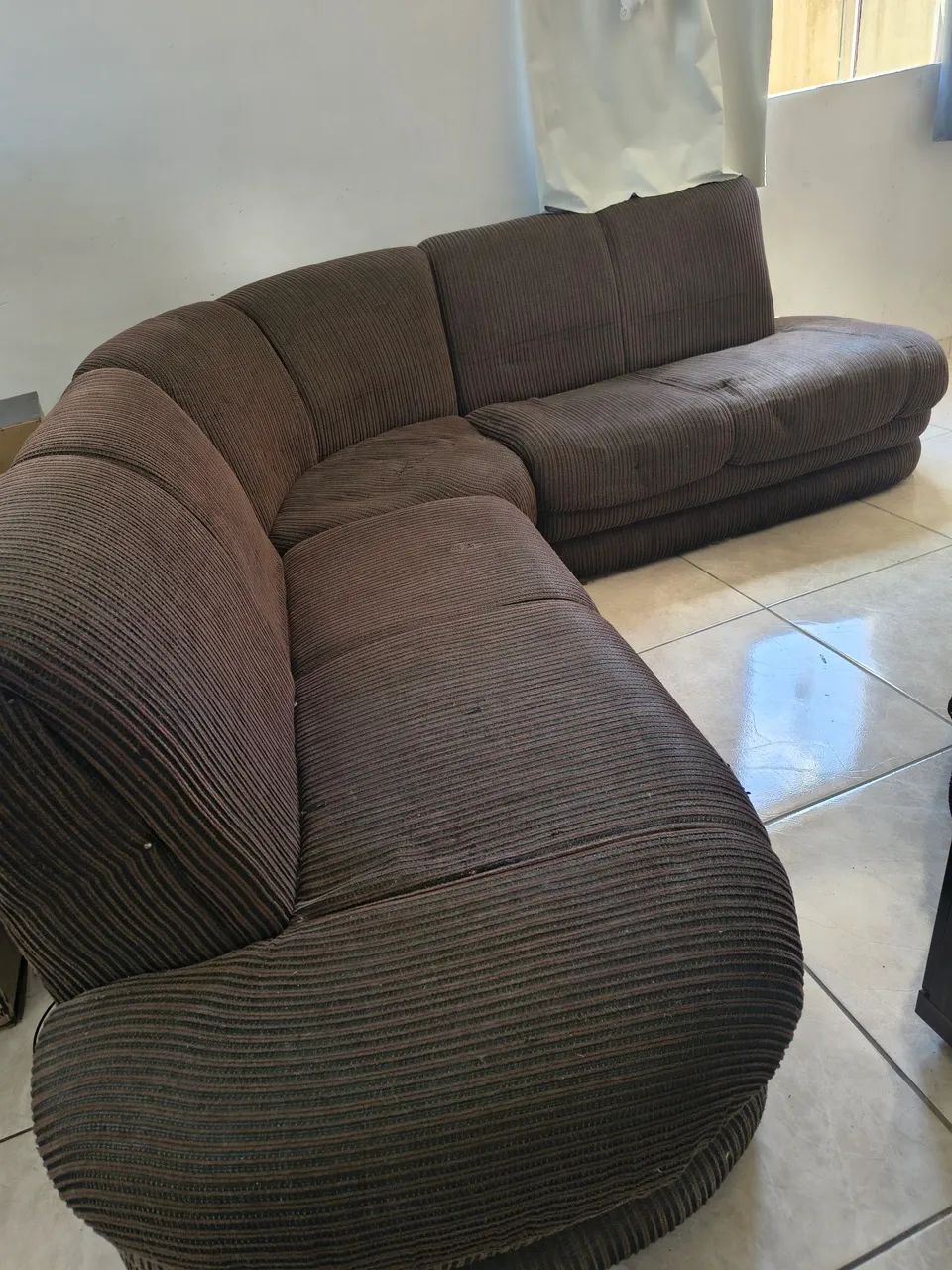 Sofá de canto na promoção