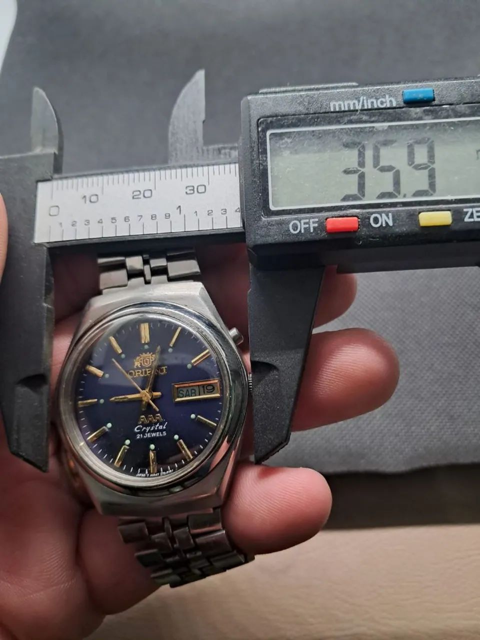 Orient automático fundo azul  - Foto 3