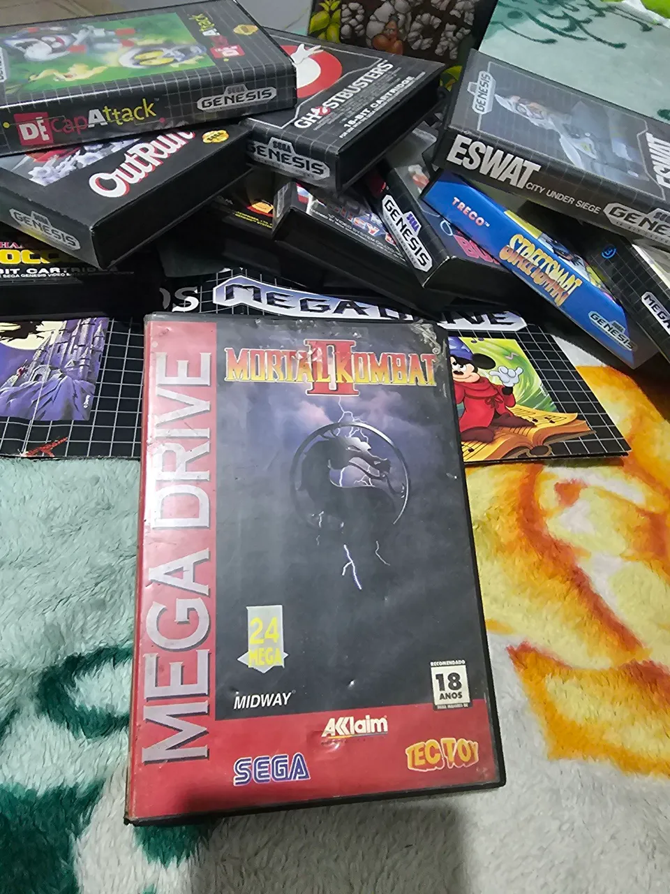 Três jogos originais para nega drive - Jogos de Vídeo Game