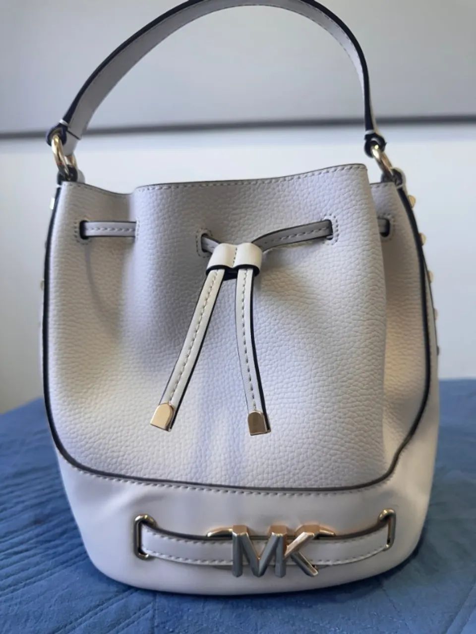 Bolsa Michael Kors Modelo Reed Branca - ORIGINAL