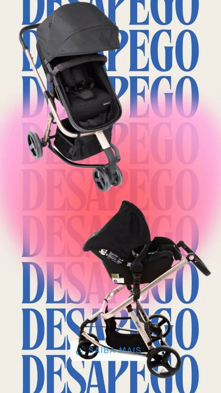 Carrinho bebe e bebe comforto 